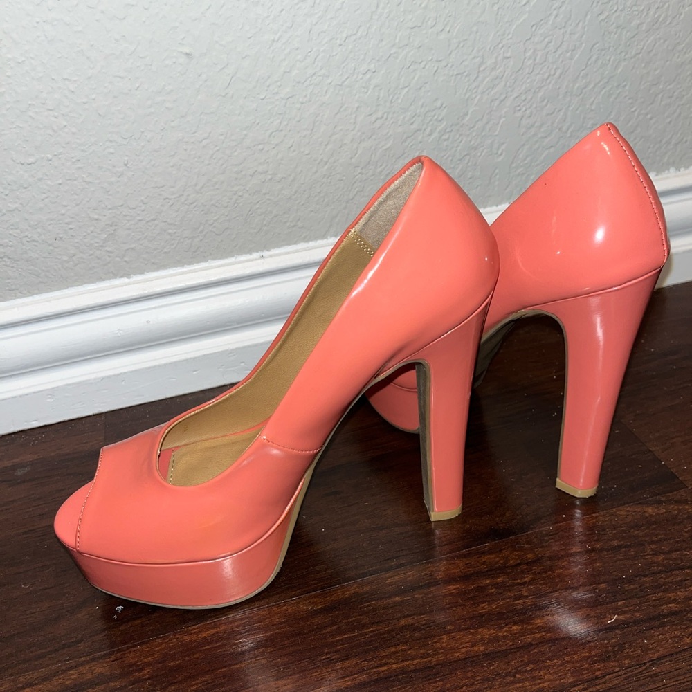 Coral Patent Heel